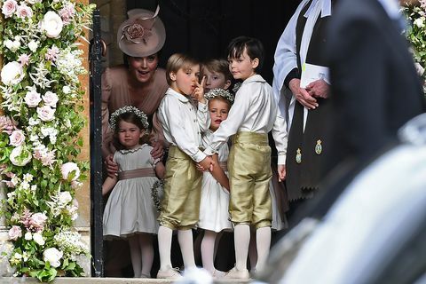 Kate Middleton Shushing Kids a Pippa Middleton esküvőjén