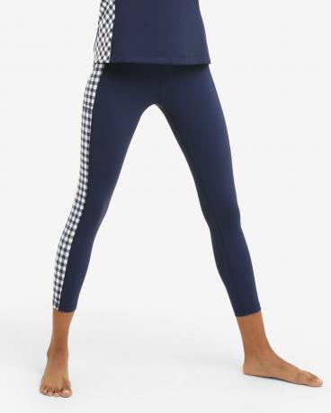 Panel leggings Navy Gingham színben