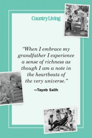 „Amikor megölelem nagyapámat, akkor érzem a gazdagság érzését, mintha egy jegyzet lennék a világegyetem szívdobbanásaiban” - Tayeb Salih