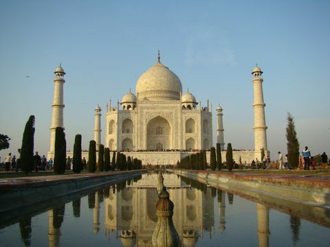 Taj Mahal India - a világ legnépszerűbb tereptárgyai