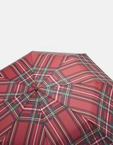 Piros tartán Minilite kompakt esernyő