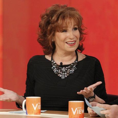 'the view' társműsorvezető Joy Behar az abc nappali tévéműsorban