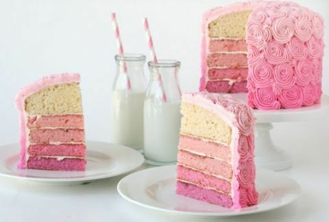 ombre örvény torta