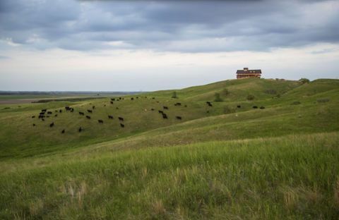 couteau des prairies lodge észak-dakota