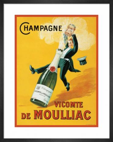 Vicomte de Moulliac Vintage poszter