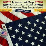 3-Pack amerikai zászlók