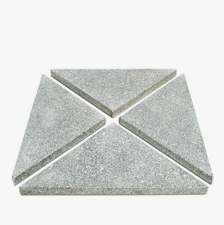 Napernyő talp: Granite Slabs Napernyő alapsúlyok, 60 kg, 4 db-os csomag, szürke