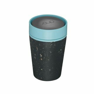 rCUP újrahasznosított kávéscsésze 8oz (227ml) - Black & Teal
