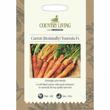 Country Living Carrot Tozresis F1 Seeds