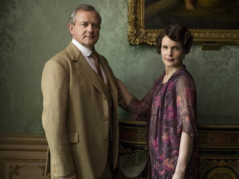 Hugh Bonneville mint Robert és Elizabeth McGovern mint Cora a Downton Abbey-ben S06E08