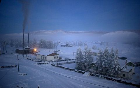 Oymyakon leghidegebb kisváros - Oymyakon a világ leghidegebb kisvárosa