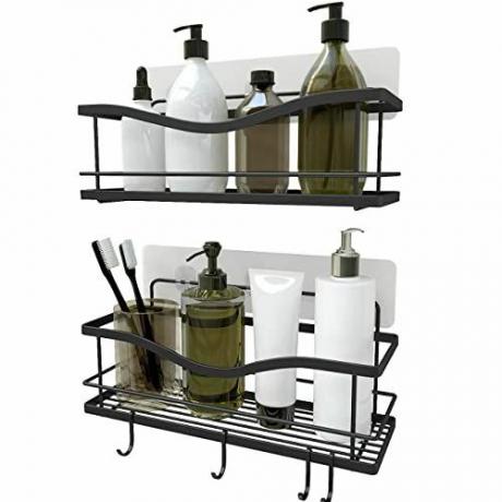 Shower Caddy fürdőszobai polc (matt fekete)