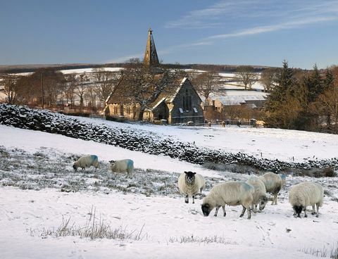 Hó Észak-Yorkshire-ben
