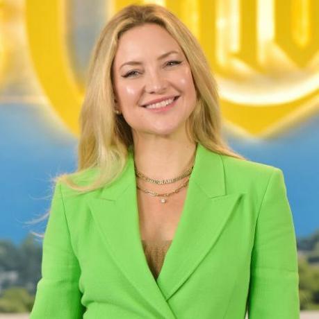 Kate Hudson részt vesz a puñales por la espalda el misterio de glass onion madrid fotóhívásán a szállodában rózsafa villa magna 2022. október 19-én Madridban, Spanyolországban fotó: juan naharro gimenezgetty images for Netflix