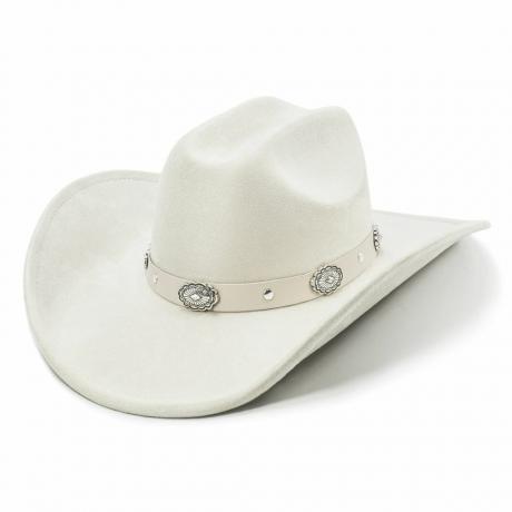 Elefántcsont nemez cowboy kalap