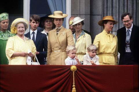 Anne hercegnő a Buckingham-palota erkélyén, 1980