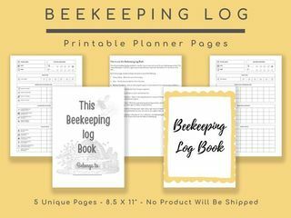Méhészeti napló, Méhészajándék, Kaptárkészlet, Mézelő méhkaptár, Kaptár-ellenőrzési feljegyzések, Méhészeti kellékek, Méhészkönyv