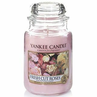 Yankee Candle illatos gyertya | Frissen vágott rózsák nagy tégelyes gyertya | Égési idő: akár 150 óra
