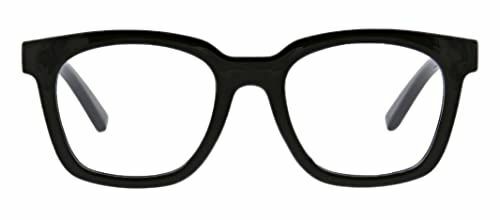 Fekete négyzet alakú szemüveg