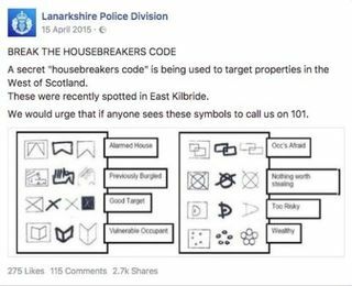 A Lanarkshire rendőrségi osztály házirendjeinek kódja