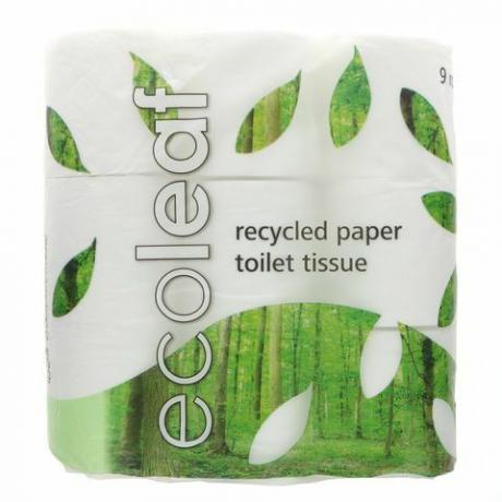 Ecoleaf újrahasznosított papír-WC-k - 9 darab csomag