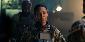 Zoe saldana a különleges ops oroszlánon