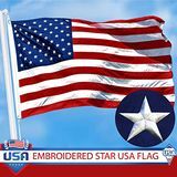 Hímzett amerikai zászló