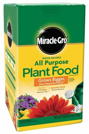 Miracle-Gro vízben oldódó univerzális növényi táplálék, 3 lb