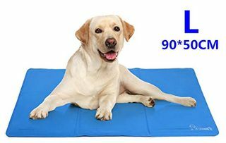 Pecute kutyahűtő szőnyeg nagy, 90x50cm, tartós kisállat-hűvös szőnyeg nem toxikus gél önhűtő betét, nagyszerű kutyamacskák számára forró nyáron
