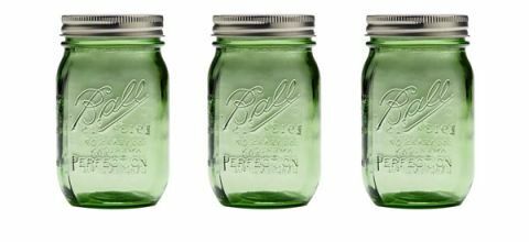 gömb üvegek örökség gyűjtemény zöld kék konzerv konyha