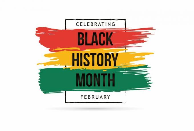 fekete történelem hónap ünnepelni vektoros illusztráció tervezés grafikus fekete történelem hónap