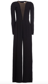 Drew Plunging Illusion Jumpsuit